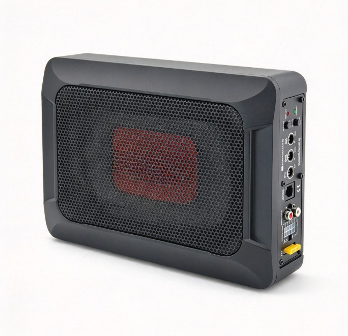 Under Seat Subwoofer Slim 8 Inch - NBF618S – aktywny subwoofer montowany pod