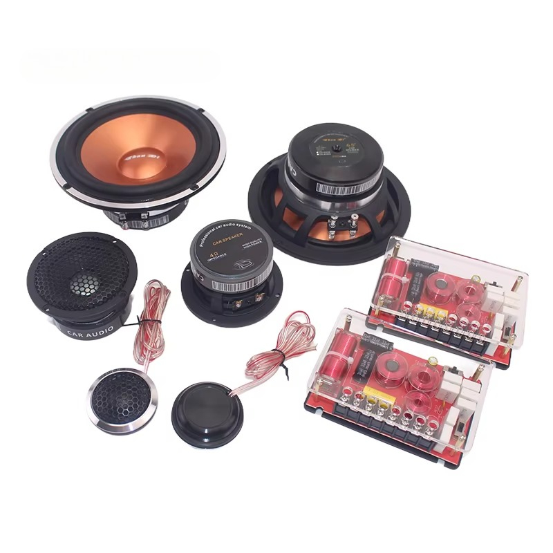 Car Audio Component Speaker 6.5 - Fabryczny zestaw 3-drożnych aluminiowych głośników samochodowych