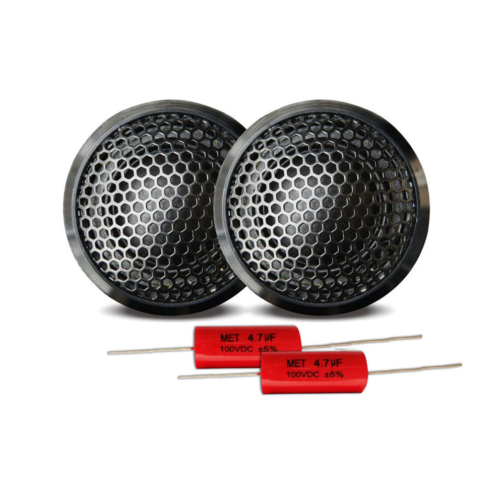 Car Audio Tweeter Silk Dome - 2 szt. Głośnik do systemu samochodowego