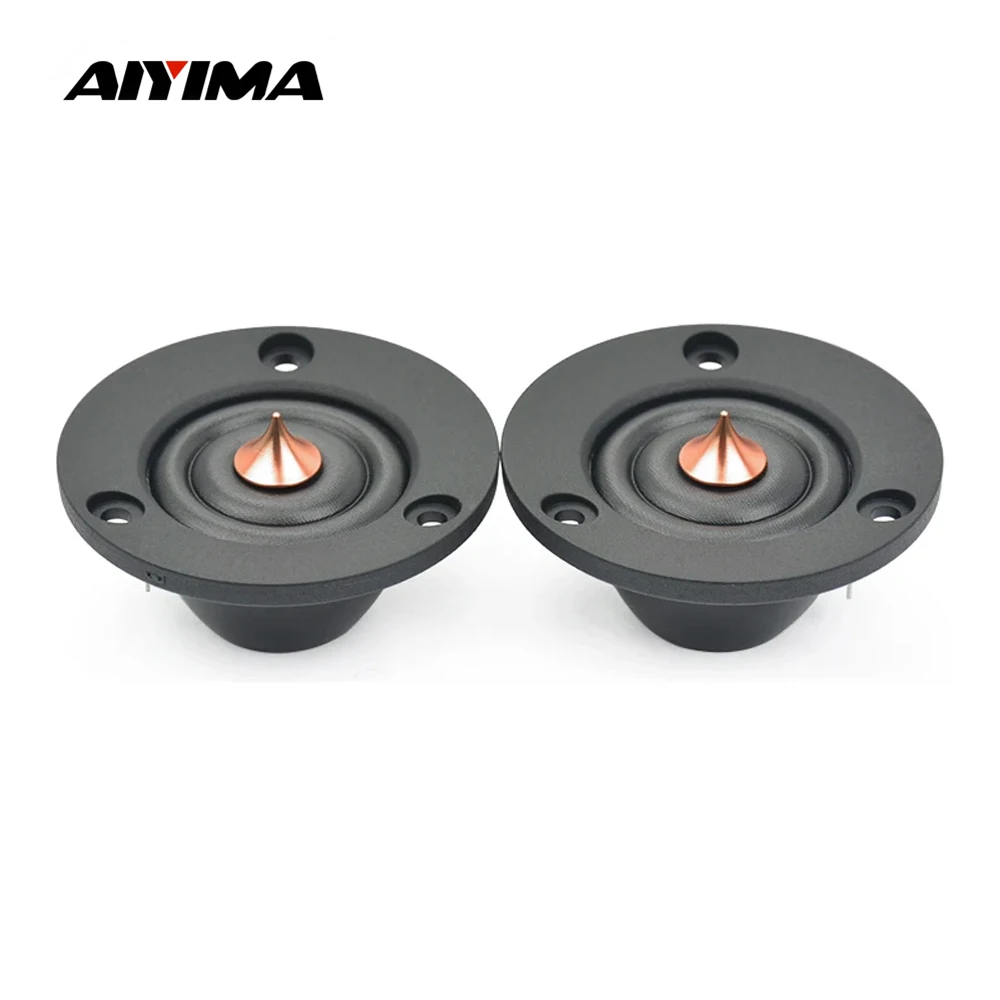 Car Audio Tweeter Silk Dome - AIYIMA 2 szt. Głośniki wysokotonowe 2-calowe