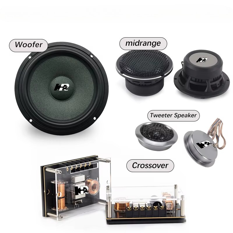 Car Audio Component Speaker 6.5 - ZM-NK-ET653 Mocy RMS 100W*2 6,5-calowy wysokiej