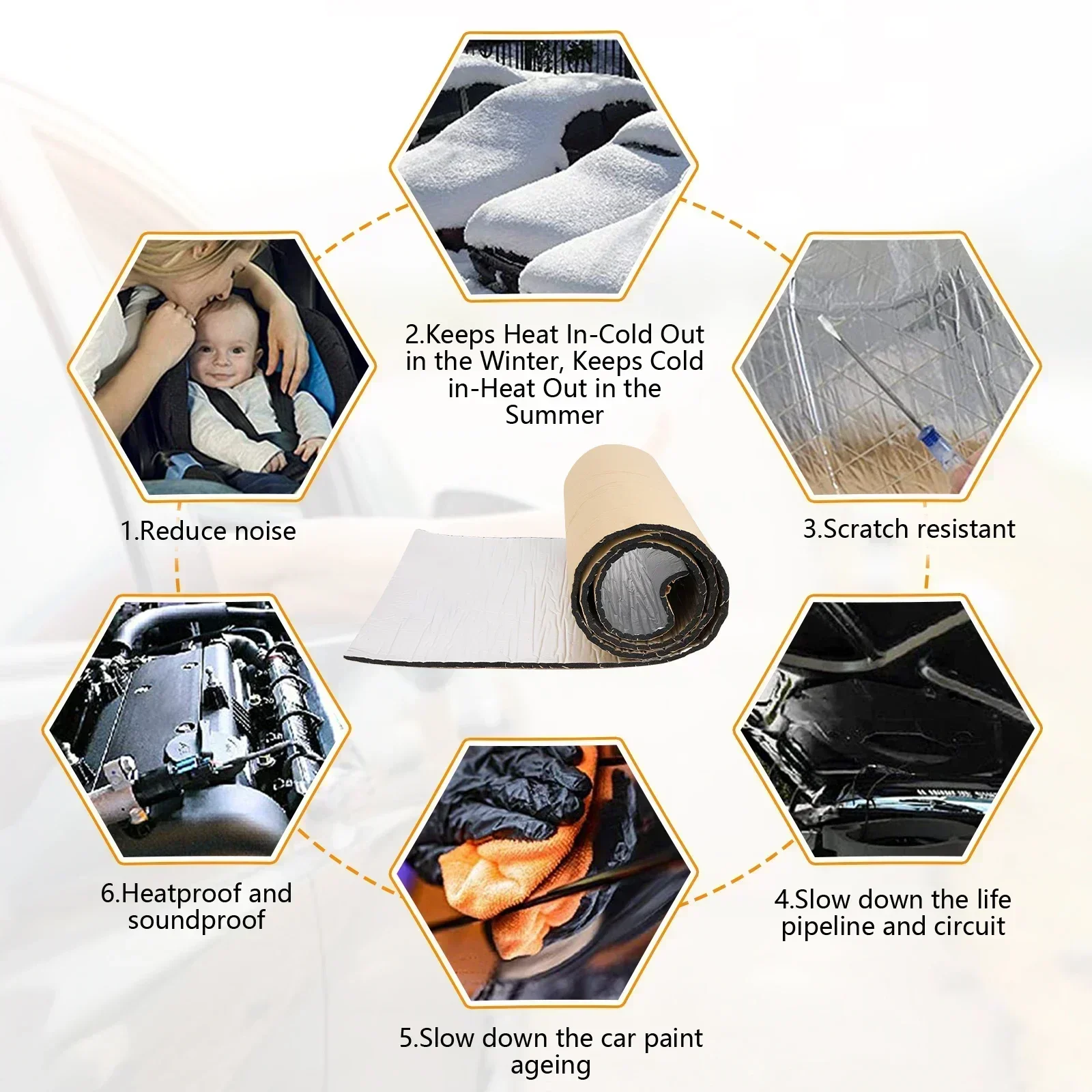 Folia aluminiowa o grubości 5  – Car Audio Sound Deadening Mat recenzja i cena