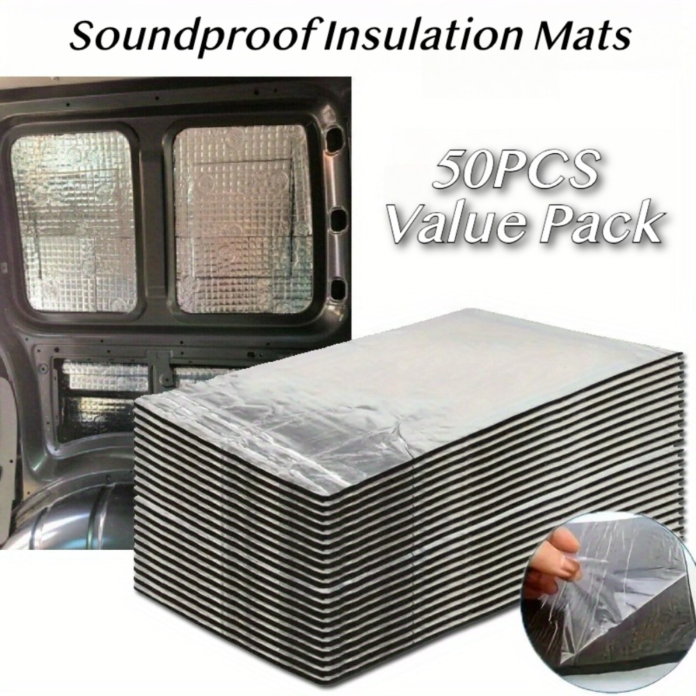 50 sztuk - Zestaw ekonomiczny  – Car Audio Sound Deadening Mat recenzja i cena