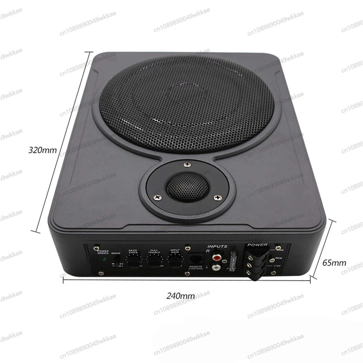 Cienki subwoofer samochodowy m – Under Seat Subwoofer Slim 8 Inch recenzja i cena