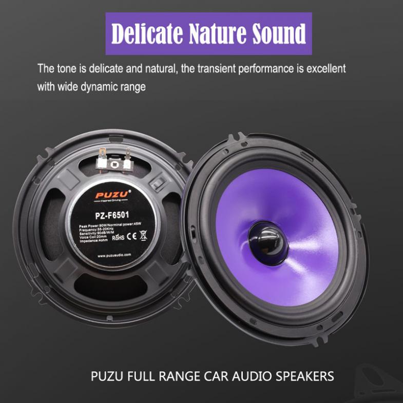 2 szt. 6,5 cala 90 W pełnozakr – Car Audio Component Speaker 6.5 recenzja i cena