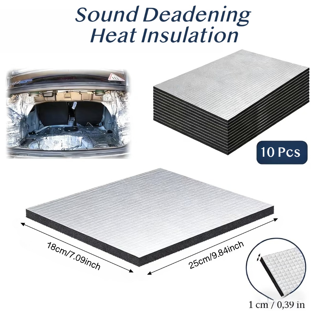 10 SZTUK Mata wygłuszająca do  – Car Audio Sound Deadening Mat recenzja i cena