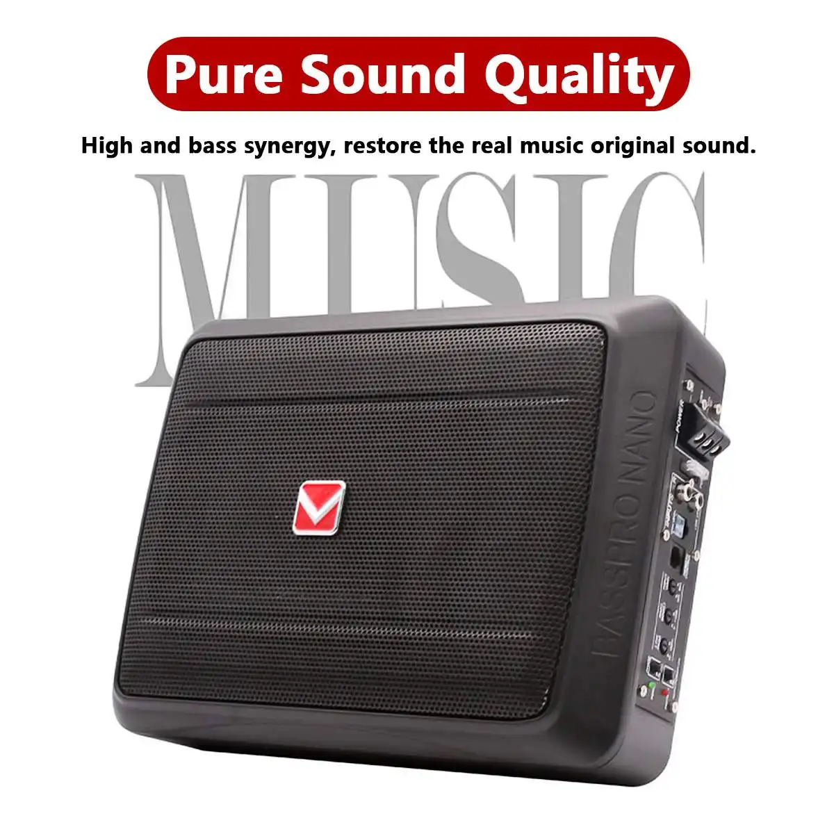 800W/600W 8/10 Cal 12V Głośnik – Under Seat Subwoofer Slim 8 Inch recenzja i cena
