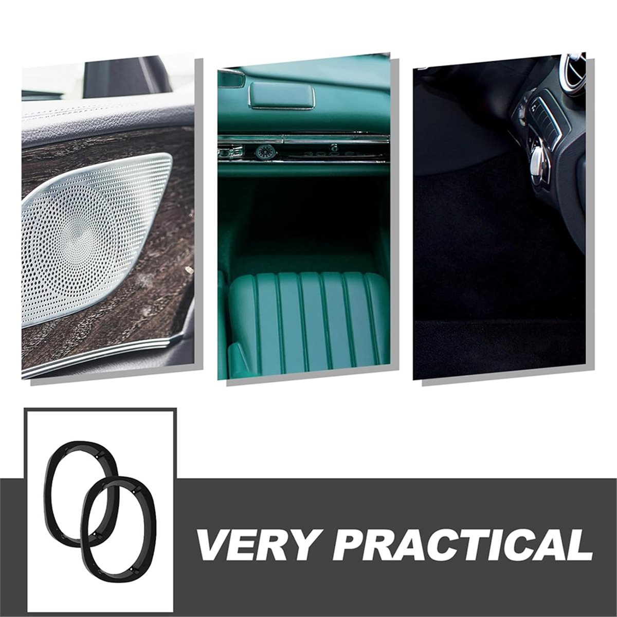 Uniwersalny plastikowy pierści – Car Speaker Adapter Bracket recenzja i cena