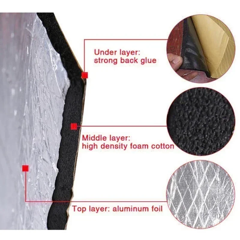 2000*500/250*400mm 5/10mm mata – Car Audio Sound Deadening Mat recenzja i cena
