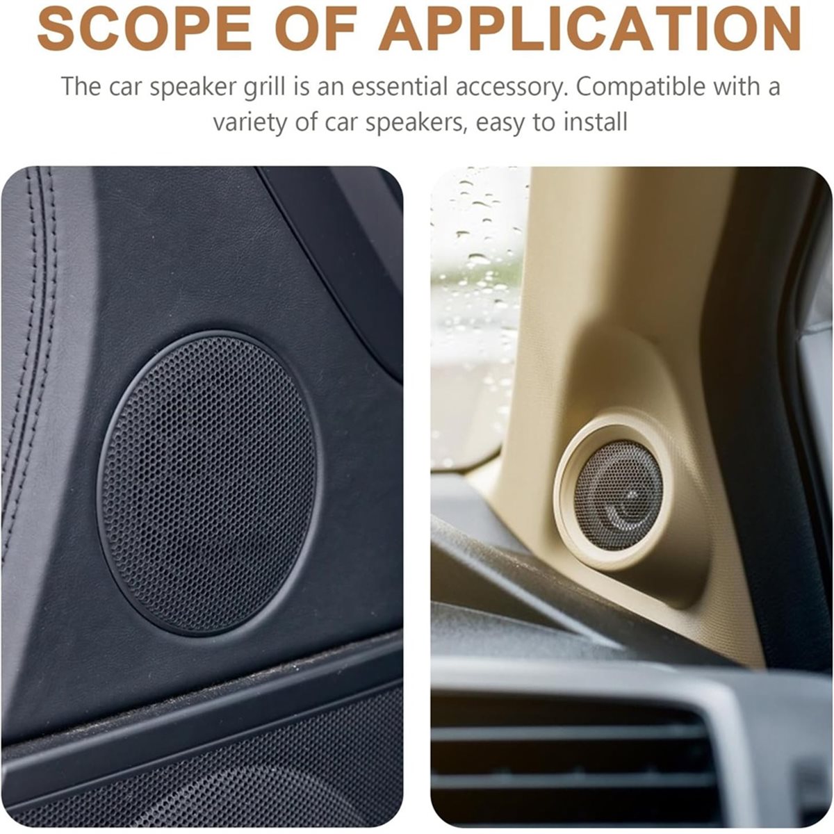 2 szt. 4-calowe kwadratowe osł – Car Subwoofer Grill Protector recenzja i cena