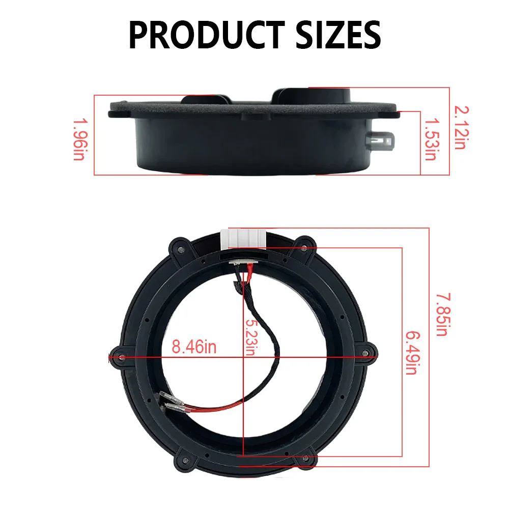 1 para adapterów głośnikowych  – Car Speaker Adapter Bracket recenzja i cena