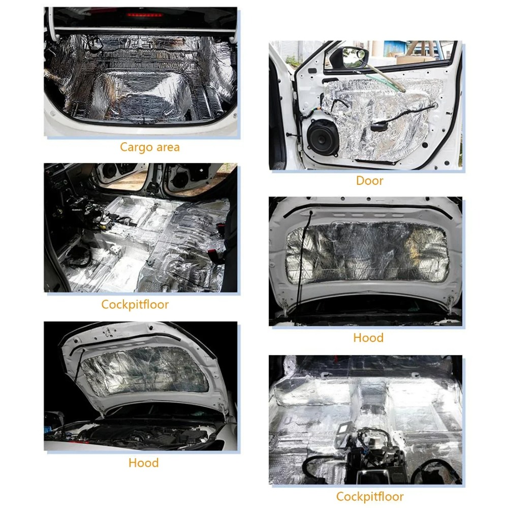 5/10MM wygłuszacz dźwięku mata – Car Audio Sound Deadening Mat recenzja i cena