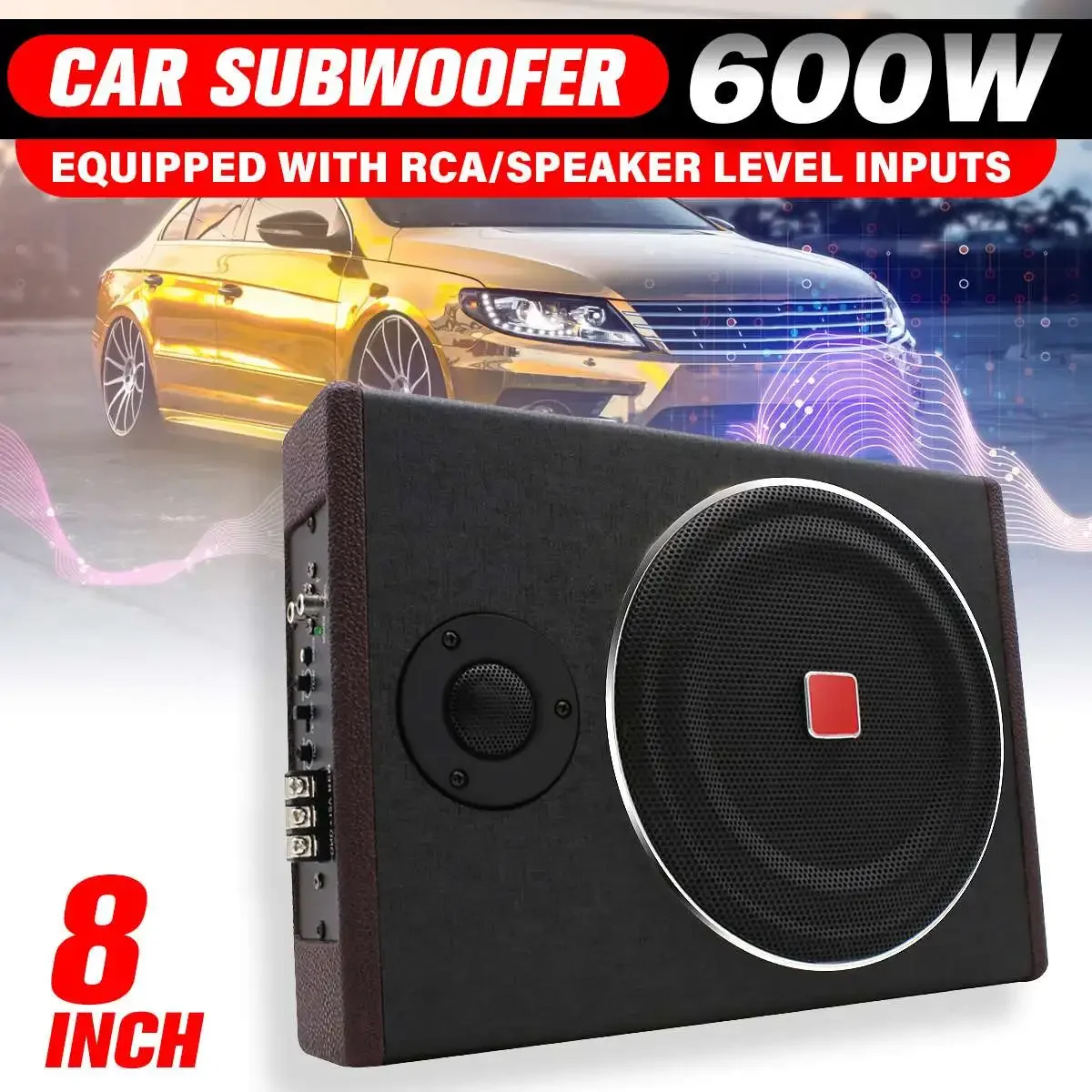 8-calowy subwoofer samochodowy – Under Seat Subwoofer Slim 8 Inch recenzja i cena