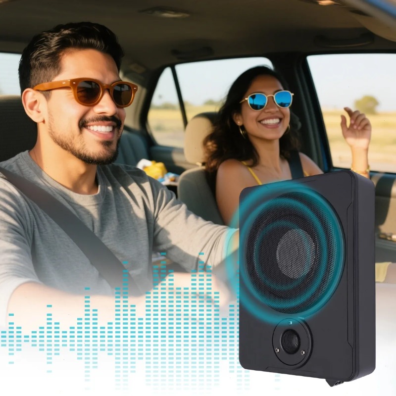 Subwoofer samochodowy, do SEAT – Under Seat Subwoofer Slim 8 Inch recenzja i cena