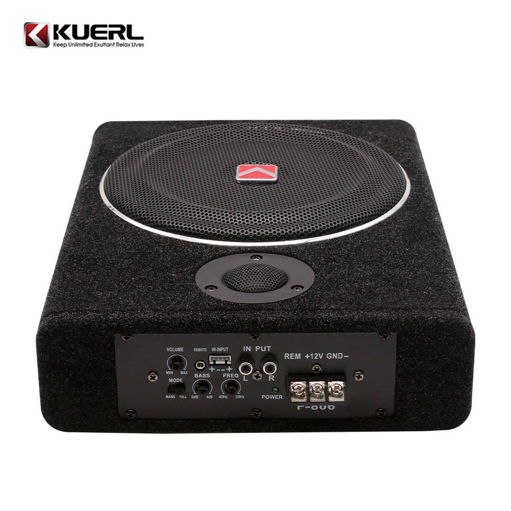 Najlepszy ultracienki aktywny  – Under Seat Subwoofer Slim 8 Inch recenzja i cena