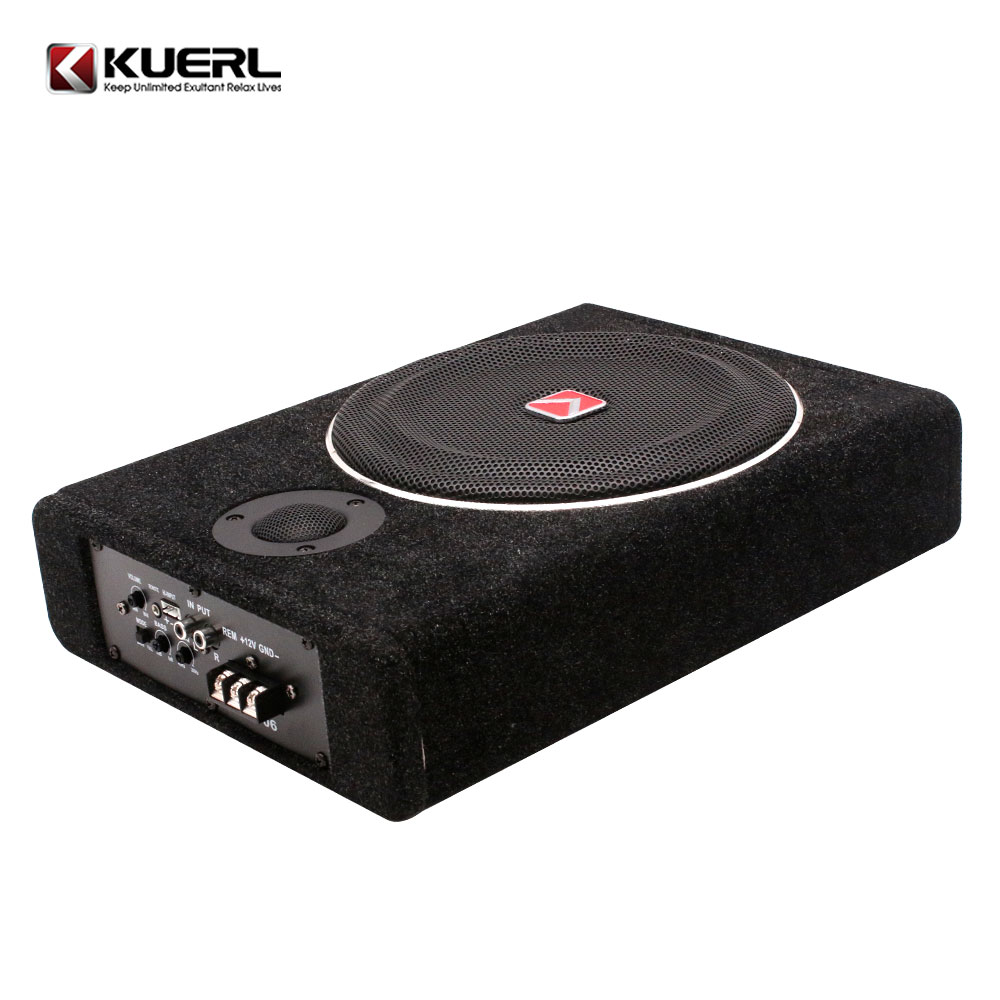 Najlepszy ultracienki aktywny  – Under Seat Subwoofer Slim 8 Inch recenzja i cena