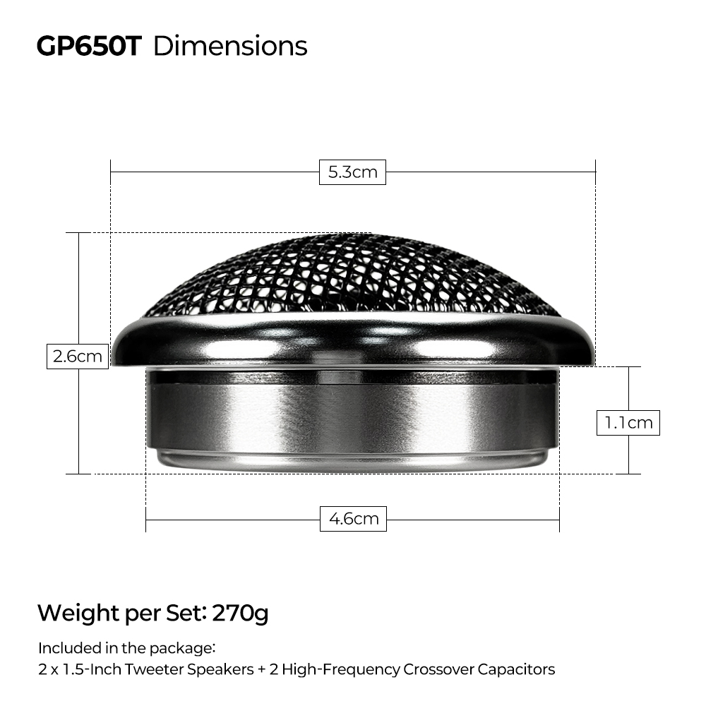 Głośnik wysokotonowy samochodo – Car Audio Tweeter Silk Dome recenzja i cena